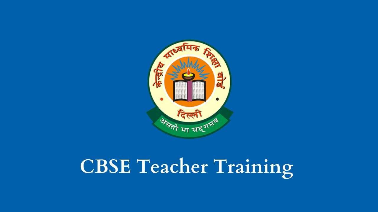 CBSE online teacher training