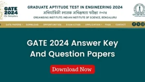 GATE 2024 Answer Key And Question Papers