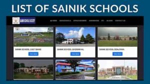List of Sainik Schools